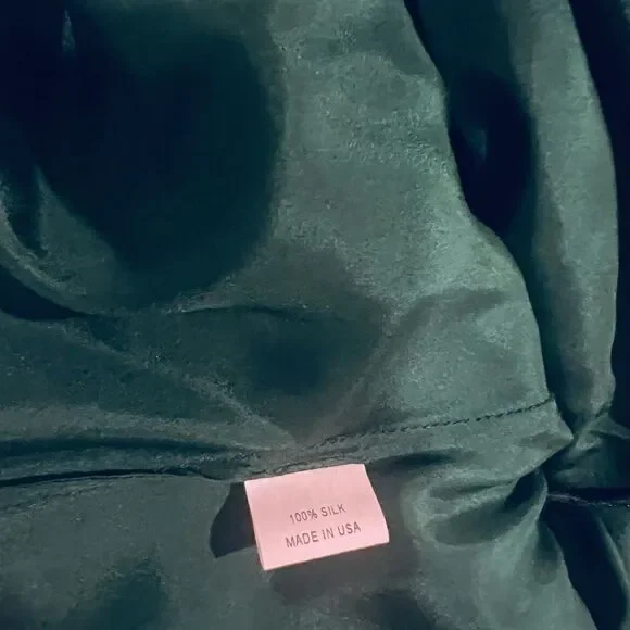 Miguelina silk/lace blouse size large - Picture 9 of 9